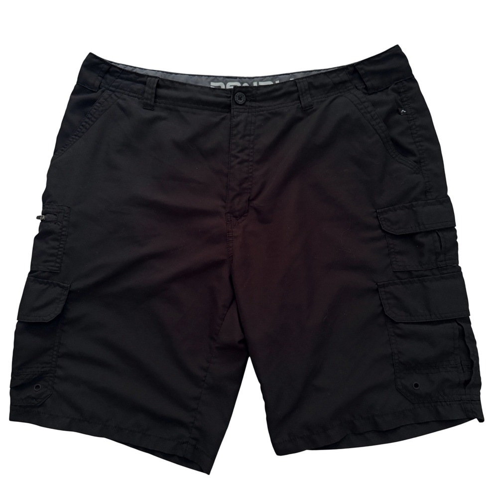 Denali Cargo Shorts Mens 40 Black Performance Hiking Outdoor D450591S